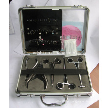 PRO Body Piercing Kit, ferramentas de perfuração completas agulhas piercing conjuntos com ensino de CD